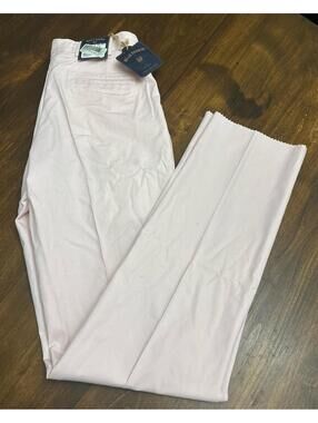 NWT Men’s Bills Khakis 100% Cotton Light Pink Pleated Dress Pants Size 32